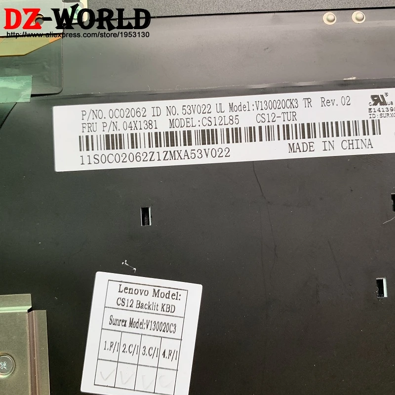 Клавиатура с турецкой подсветкой для Lenovo Thinkpad T430 T430i T430S T530 W530 X230 X230i|Клавиатуры