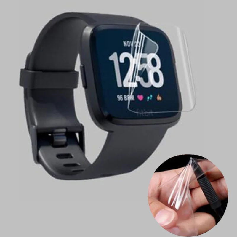 2 шт. прозрачный мягкий силиконовый чехол из ТПУ Защитная пленка для Fitbit Versa / Lite