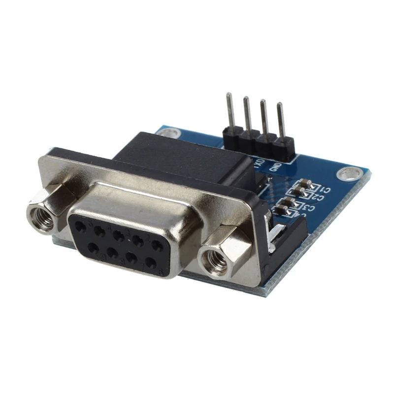 MAX3232 RS232 последовательный порт в ttl конвертер Модуль DB9 разъем W/4 скачка кабели |