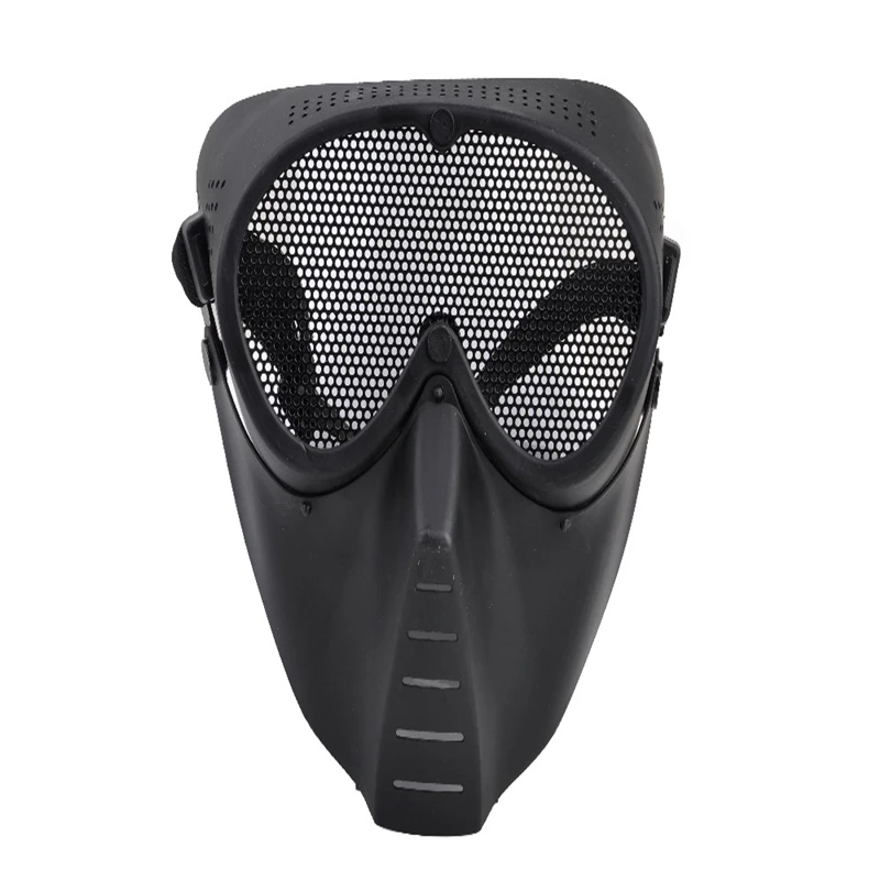 SEIGNEER Военная Тактическая Маска для всего лица Металлическая стальная