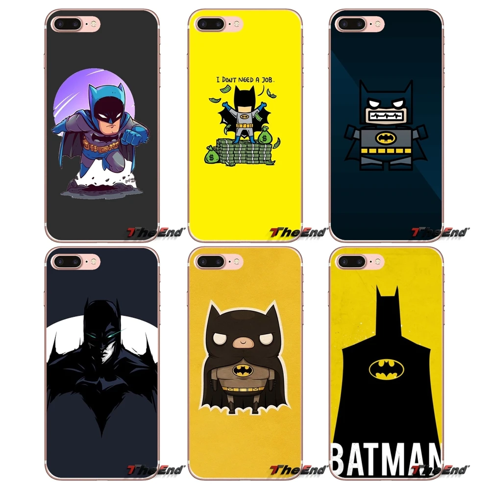 Смешные комиксы бэтмен мультфильм Для iPhone Х 4 4S 5 5S 5C SE 6 S 7 8 Плюс Samsung Galaxy J1 J3 J5 J7 A3 A5