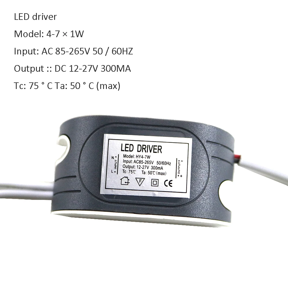 Светодиодные Трансформаторы освещения для водителей AC 110V 220V к DC 6 V 160 источник