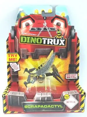 09 С оригинальной коробкой Dinotrux грузовик-динозавр съемный динозавр игрушечный автомобиль мини-модели новые детские подарки модели динозавров - Цвет: 09