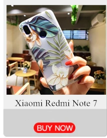 Xiao mi Red mi note 7 3D винтажный Рельефный цветочный узор на запястье Мягкий ТПУ чехол для телефона Xiaomi Redmi note 7 mi 8 9 A2Fundas