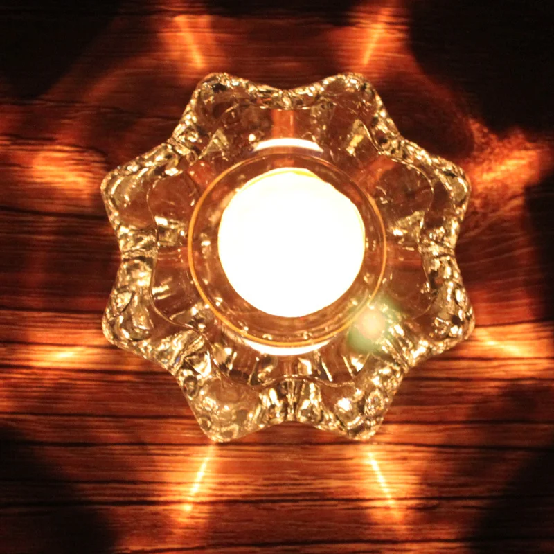 Стеклянный подсвечник прозрачная Хрустальная свеча Тайвань Европейский Стиль