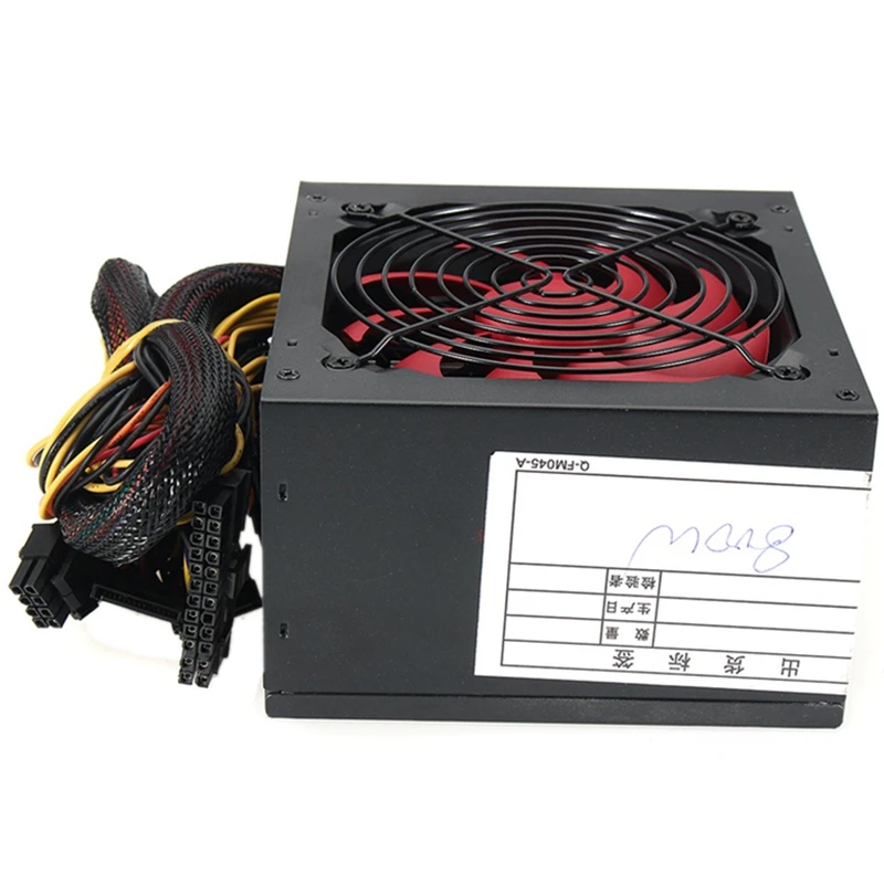 Штепсельная Вилка европейского стандарта 800 Вт для Intel Amd Pc 12V Atx блок питания Sli Pci E