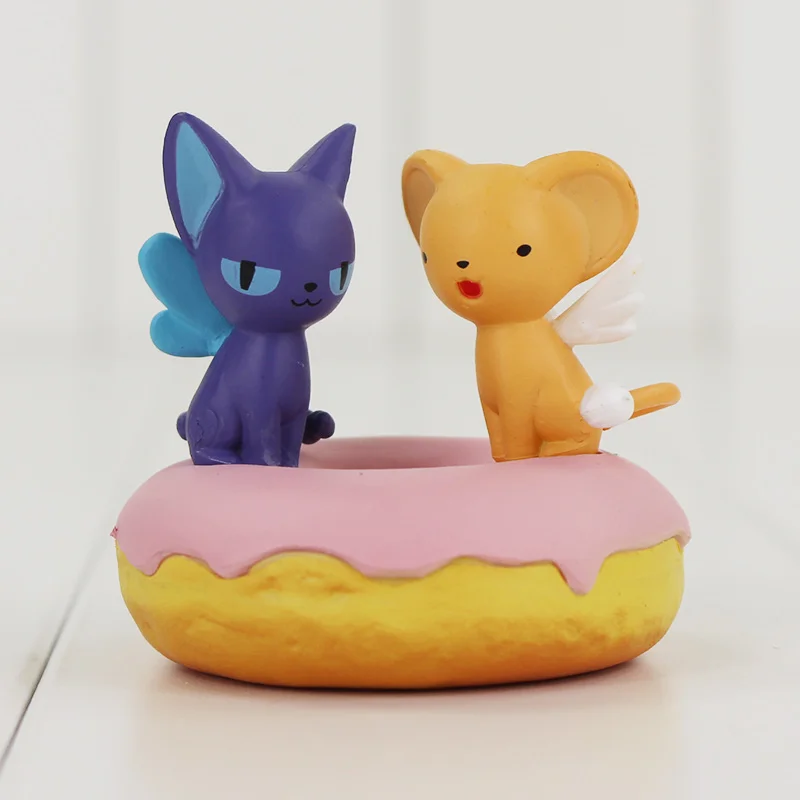 8 шт./лот аниме карточка каптор Сакура ПВХ Фигурки Игрушки Брелки Kinomoto Sakura Daidouji