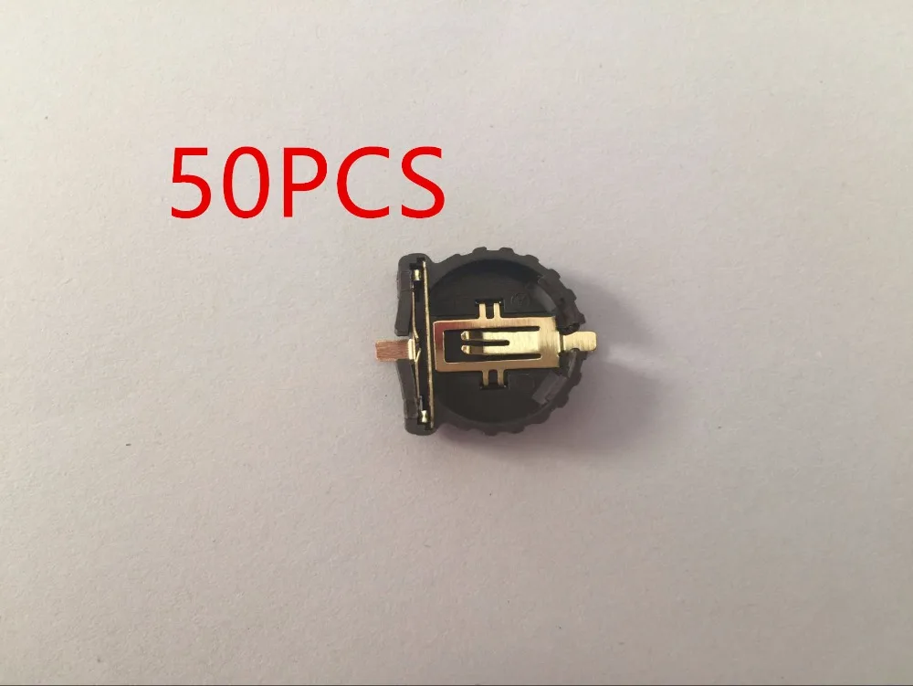 50 шт., чехол для аккумулятора CR1220 SMD с позолоченным разъемом ML1220