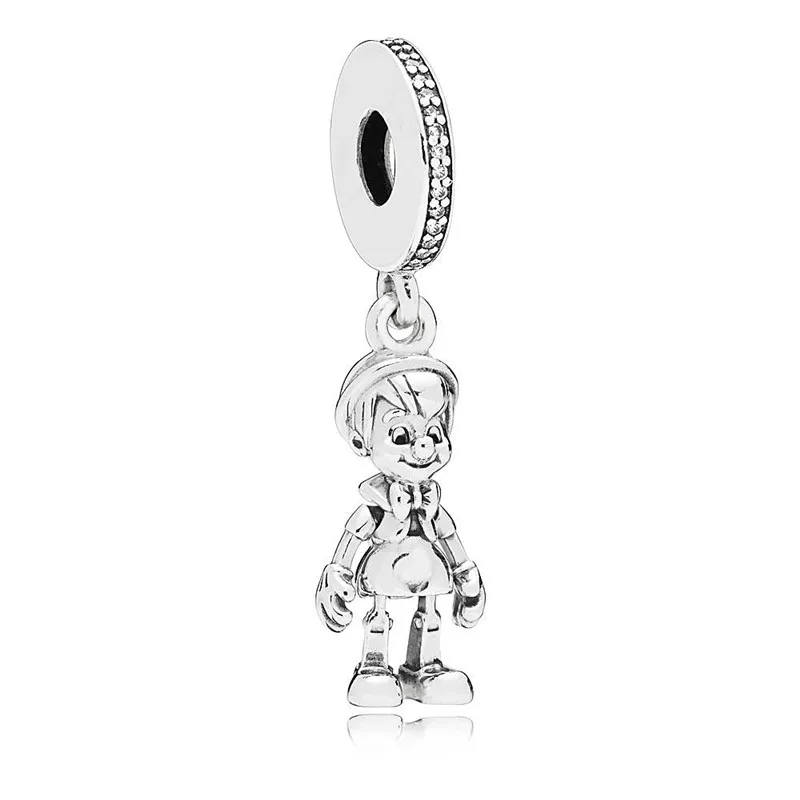 Boy Pendant Lovecabin, зимний семейный Шарм с корнями, Бруно, животное, шарм, ключи любви, болтаются, шарм, серебряные бусины 925 пробы, для ювелирных изделий - Цвет: Boy Pendant