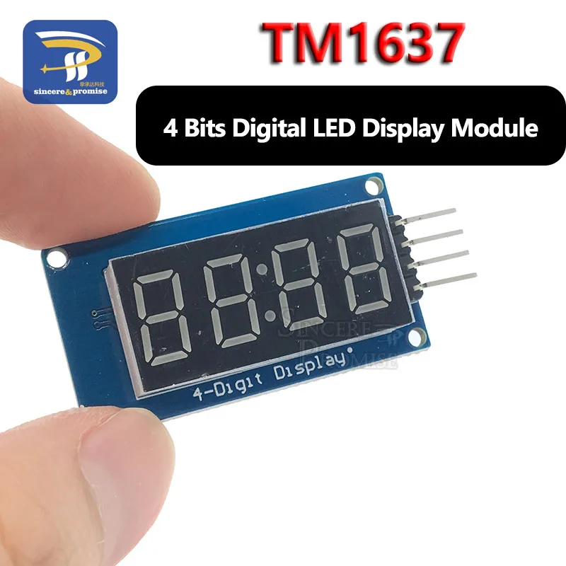 1 шт. TM1637 4 бита цифровой светодиодный дисплей модуль для arduino 7 сегментов 0,36 дюймов часы красный анод трубки четыре последовательных драйвер платы Пакет
