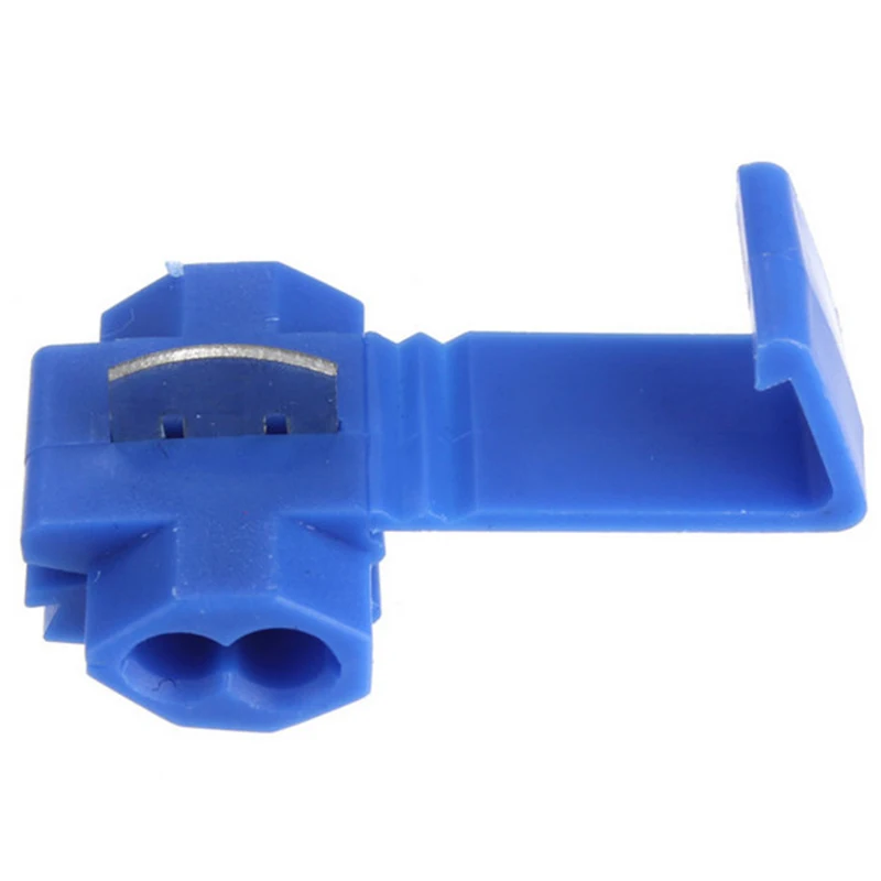 Высокое качество 50 шт./компл. синий проволочный замок на скотче разъемы быстрого