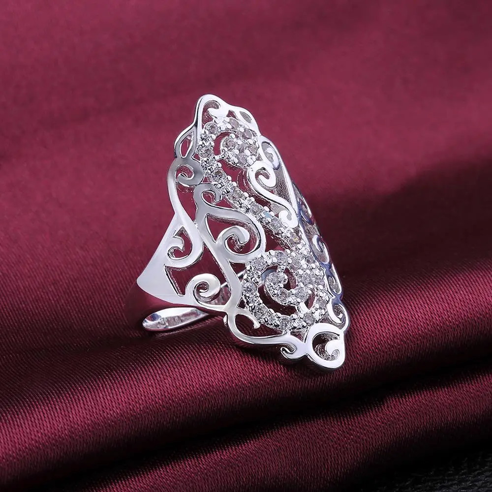 [YMW] R579-8 Silver-color new design finger ring for lady Men and women marry jewelry | Украшения и аксессуары
