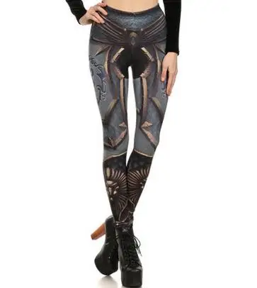 Armor series Leggings Summer Hot Fashion Women Space print Pants Leggings Black Milk Autumn Leggings Newspaper Leggings