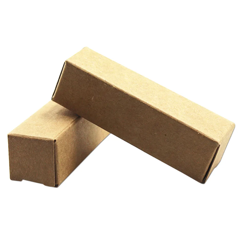 2*2*7cm Kraft Paper Brown Essential Oil Packing Box Eye Cream Cosmetic Perfume Lipstick Party Retail Gift 800Pcs/Lot | Дом и сад
