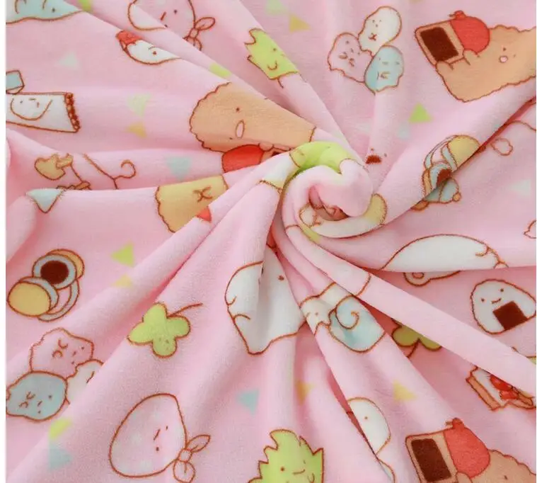 blanket 1 шт., мягкий мультяшный чехол Sakura San-x, плюшевое фланелевое одеяло, простыня, Романтичный подарок, игрушка для девочки - Цвет: blanket