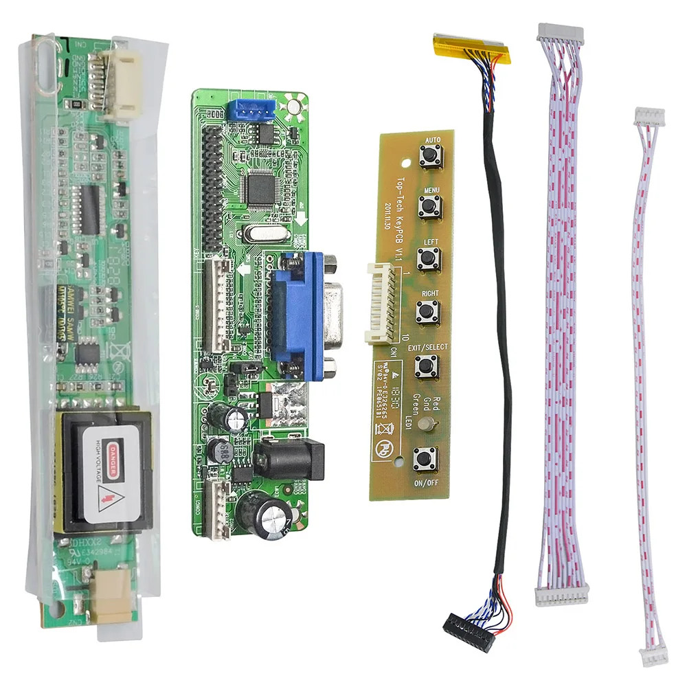 VGA ЖК-плата контроллера для 14 1 дюймов QD15TL02 QD15TL01 QD14TL02 CCFL LVDS материнская плата