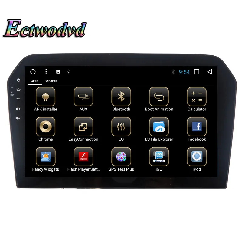 Ectwodvd Восьмиядерный Android 8 1 4G + 64G Автомобильный Радио Стерео gps навигация для VW JETTA
