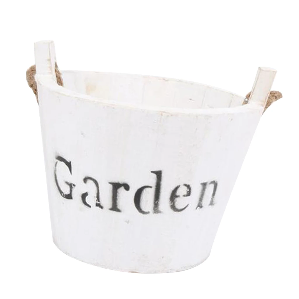 Деревенские деревянные горшки для суккулентов плантаторы/Цветочные ведра