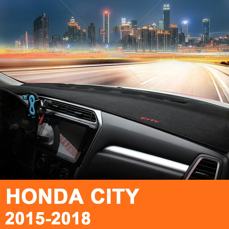 Коврик для приборной панели автомобиля Honda City 2015 2016 2017 2018|Лепнина интерьера| |