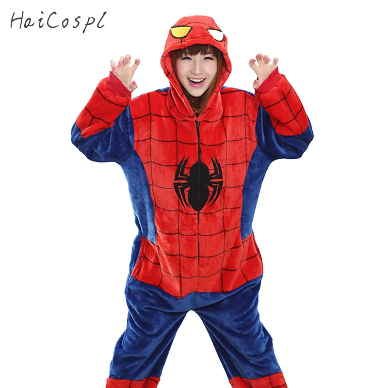 Пижама женская Комбинезон аниме косплей костюм зимняя теплая фланелевая одежда