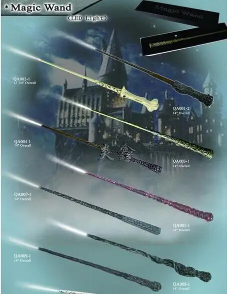 

Christmas Gift HP Luna lovegood Dumbledor Hermione Magical Wand New In Box With Led Light Free Train Ticket