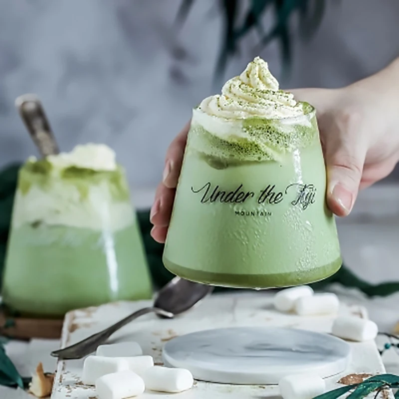 Стеклянная чашка креативные кружки с буквами для молока сока воды Кружка