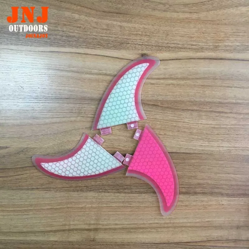 

Free shipping new colorful fiberglass honeycomb surfboard fins FCS G5 M fin