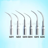 6pcslot ultrasonic dental scaler tip gd1 gd2 gd3 gd4 gd5 gd6 compatible with satelecdtegnatus dental lab equipment instrument