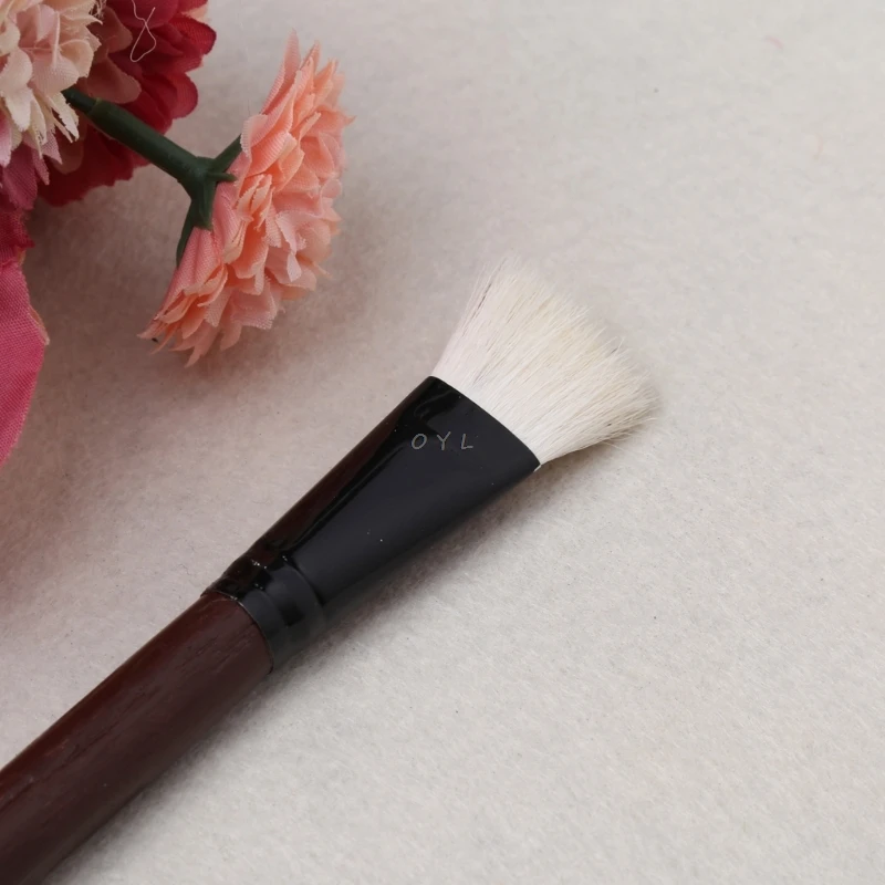 Набор Плоских кистей для рисования 6 шт. шерсть акварельные акриловые масляные