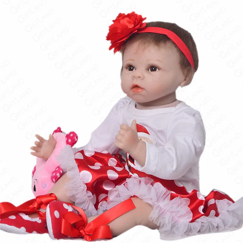 Reborn Baby Doll Мягкие плюшевые игрушки для детей день рождения Рождественский подарок