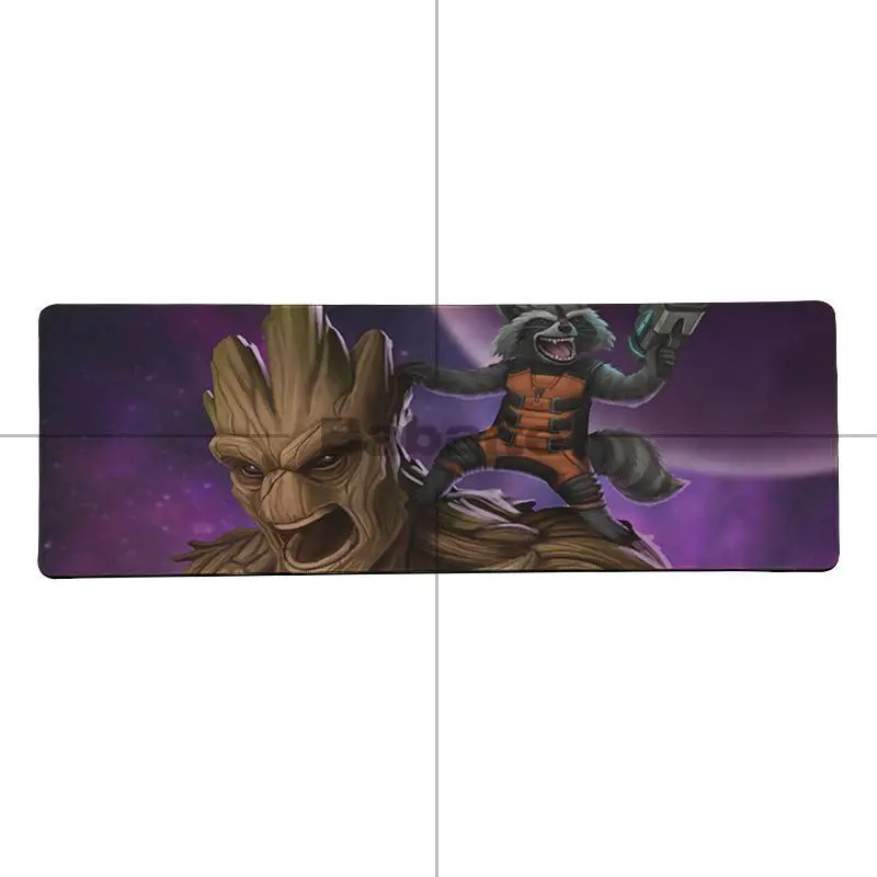 Babaite мой любимый groot ракета енот индивидуальный игровой коврик для мыши ноутбука