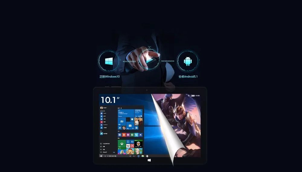 Cube iwork 10 Pro 2 дюйма 1 планшетный ПК 10,1 дюйма Intel Atom X5-Z8350 4 Гб ОЗУ 64 Гб ПЗУ 1920*1200 ips Windows10+ Android 5,1 HDMI