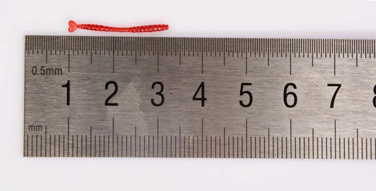 Бесплатная доставка мягкая рыболовная приманка Мягкая красная червь 200 шт. 2 6 см