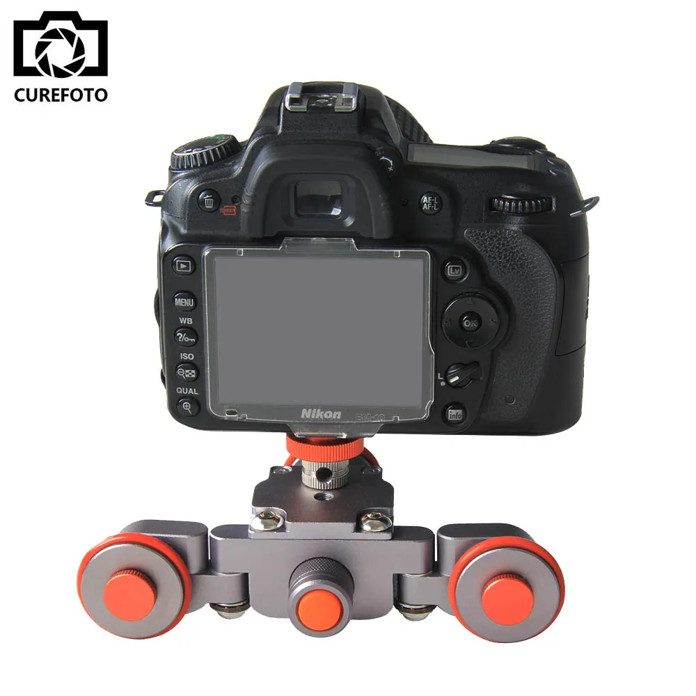 Suporte de Vídeo Polia para Carro Trilho de Rolamento Flexível com 3 Elétrico Rodas Skatista Canon Nikon Sony Gh4 Dslr
