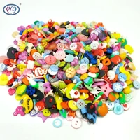 real sale hl 50pcs100pcs mix shape lots colors diy scrapbooking cartoon buttons plastic childrens garment sewing notions