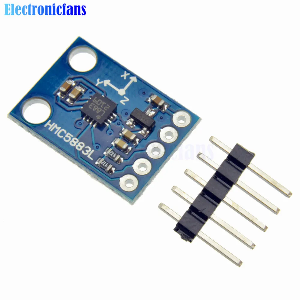 Высокая точность 10 шт./лот межсоединений интегральных схем/I2C GY 273 HMC5883L 3 трехосный