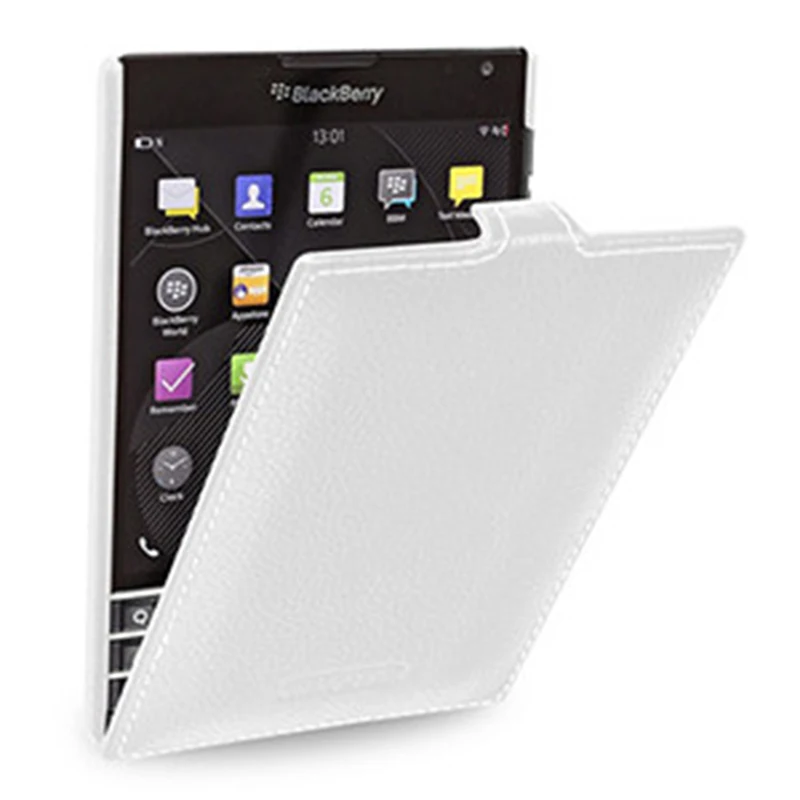 up down business flip phone parts accessories luxury real leather case fashion brand bag cover for blackberry passport q30 4 5 free global shipping