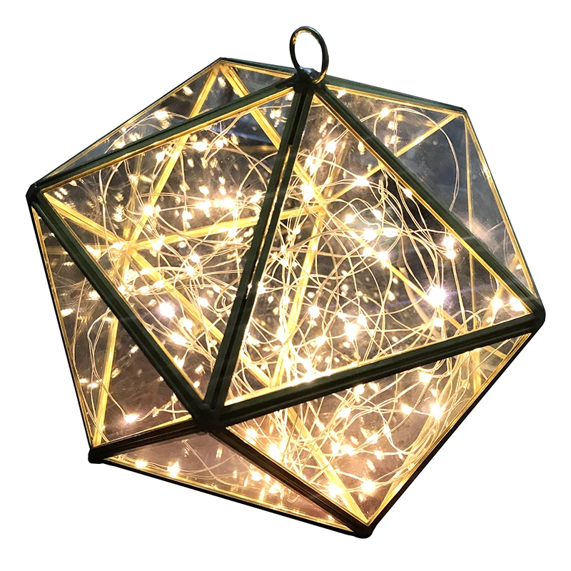 Современная Медная настольная лампа светодиодная USB гирлянда и декоративная