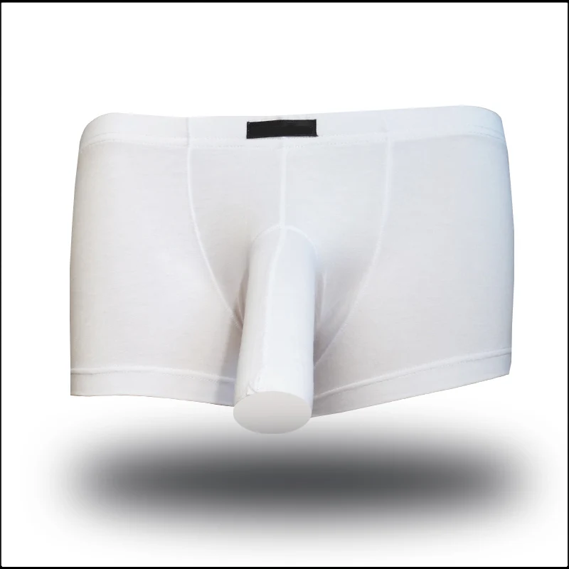 2017 мужские боксеры с рукавами крылышками и отверстием спереди хлопковые трусы из