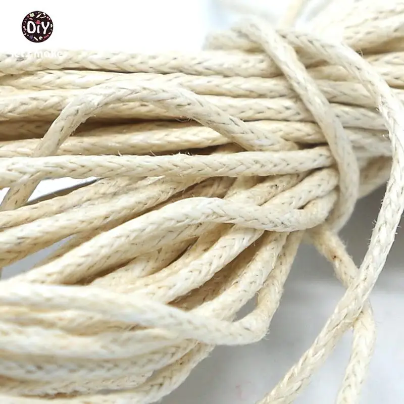 Нить хлопковая вощеная крученая 1 мм х 5 м | Мать и ребенок