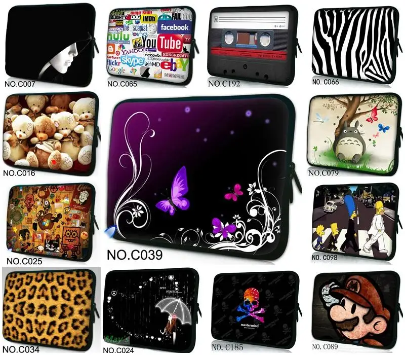 tiger head 11 12 13 13 3 15 14 15 6 17inchs laptop carry sleeve case bag for lenovo thinkpad ideapad free global shipping
