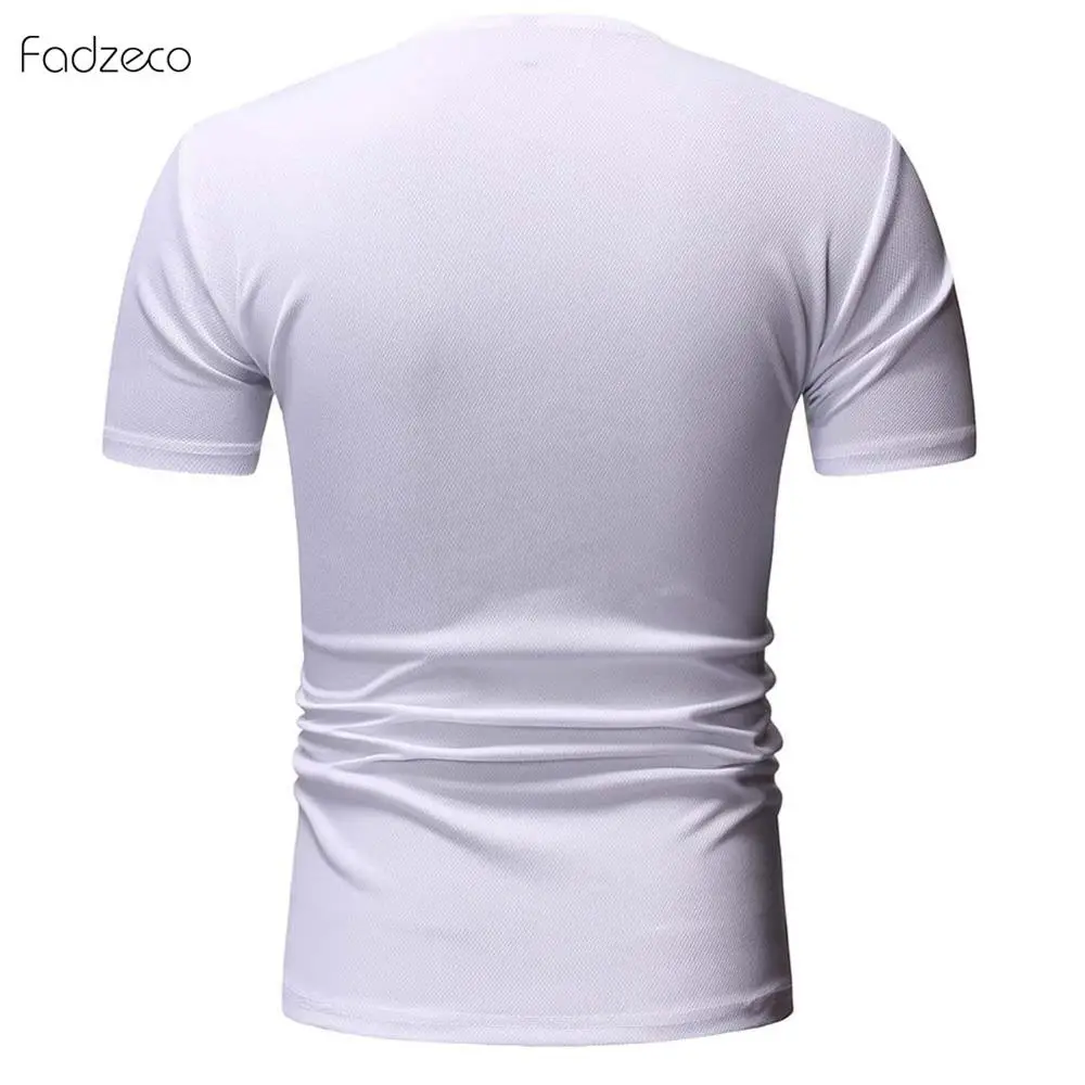 Мужская одежда в африканском стиле Fadzeco Dashiki топы с короткими рукавами и