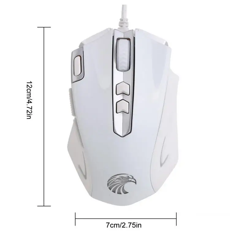 Z 7300 4000 DPI оптическая игровая мышь светодиодный светодиодными регулируемыми