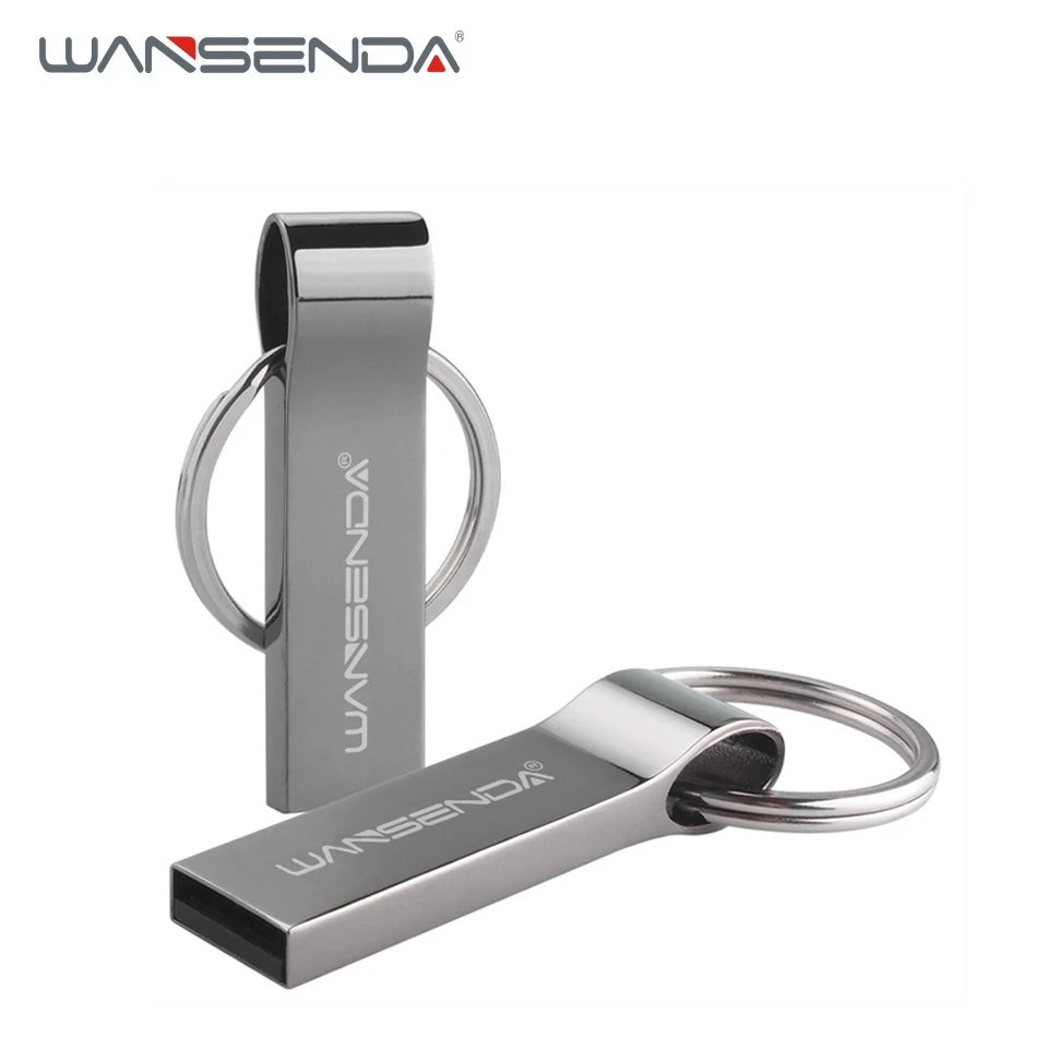 Wansenda металлический Usb флеш накопитель 4 ГБ 8 16 32 64 ГБ|USB флэш-накопители| |