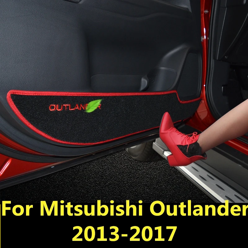 Для Mitsubishi Outlander 2013 2017 авто Стайлинг протектор боковой край защищенный анти удар
