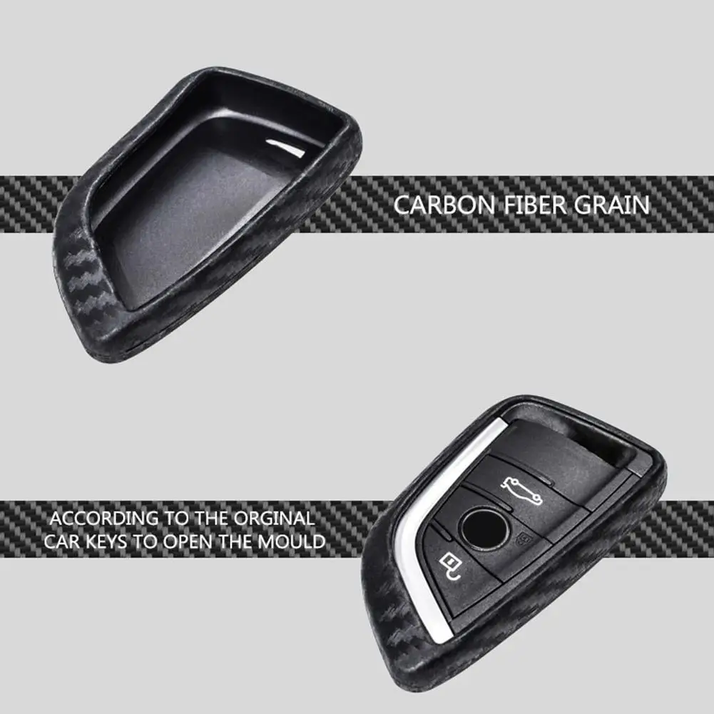 Авто ключ оболочки из углеродного волокна Защитные чехлы для автомобиля