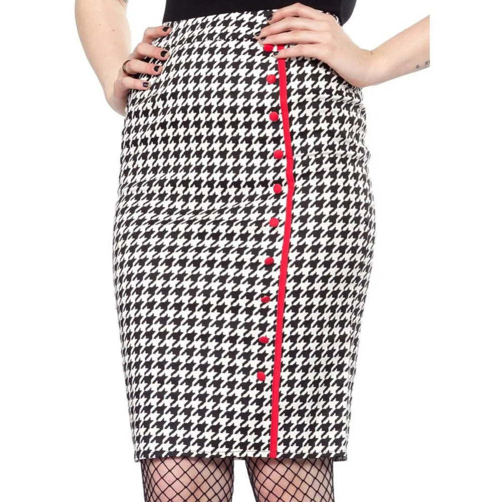 Женская полупрозрачная юбка-карандаш винтажная в горошек модель 50s большого