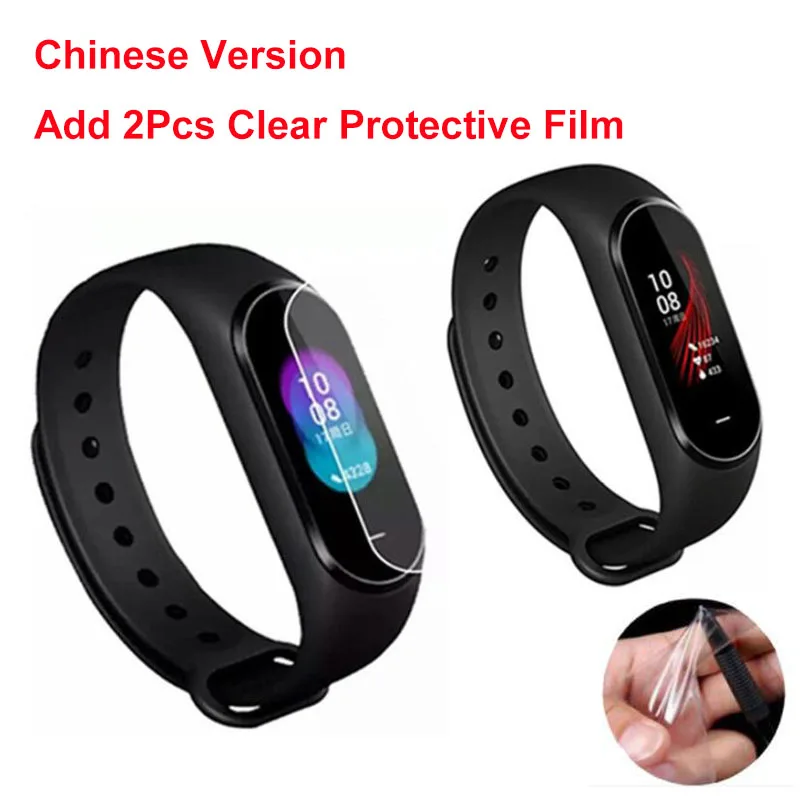 Chinese Set Глобальная версия Xiaomi hey plus Smartband 0,95 дюймов AMOLED цветной экран Встроенный Многофункциональный монитор сердечного ритма Xiaomi Hey+ Band - Цвет: Chinese Set