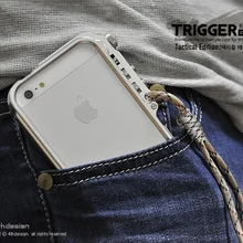 Триггер металлический бампер для iPhone 5 5S se 4 4s m2 4th дизайн премиум