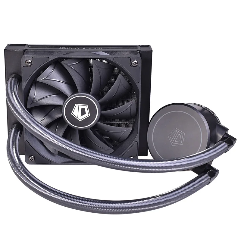 ID-охлаждение FROSTFLOW X 120 Высокопроизводительный встроенный дизельный двигатель с водяным охлаждением Процессор радиатора Многоплатформенный зажимы с TR4, AM4 и 2066